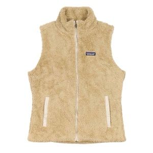 Patagonia Vest El Cap Khaki Women's Los Gatos Fleece Full Zip Vest Sz L EUC